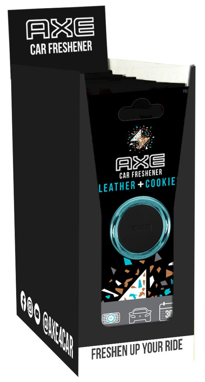 PreisPirat24 - AXE MINI VENT Collision Leather&Cookies Air Freshener/ Lufterfrischer 6er T-Dsp.